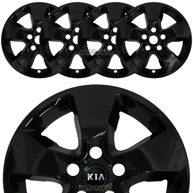 for KIA Soul 201719 Black 16" Wheel Covers Rim Skins Hub Caps Fits
