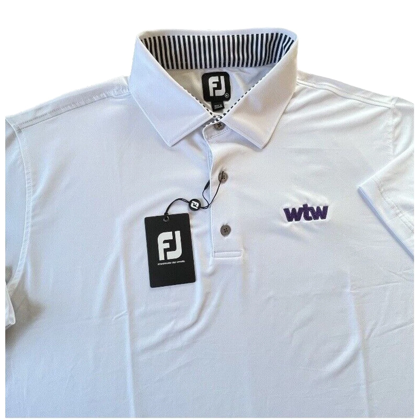 FootJoy White Regular Shirts for Men