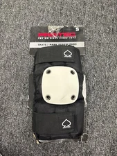 *NEW WITH TAGS* Pro-tec SKATE PARK ELBOW Pads BLACK/WHITE Small