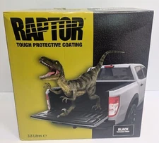 U-POL UP0820 Raptor Black Spray-On Truck Bed Liner Kit (1 Gallon)