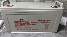 BATTERIA 120 AH PER KIT FOTOVOLTAICO CAMPER BARCA CASA PANNELLO SOLARE BATTERIA