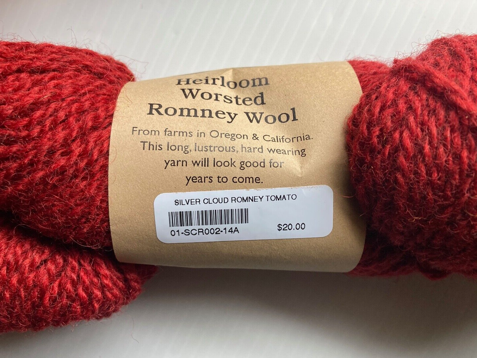 3 Skeins HEIRLOOM ROMNEY WORSTED WOOL YARN from Silver Cloud Farm 200 Yards Each eBay