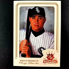 Magglio Ordonez 2003 Donruss Diamond Kings Bronze Framed Parallel #19 White Sox