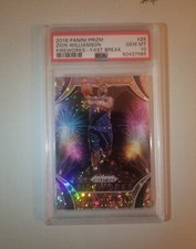 2019-20 Panini Prizm - Fireworks Silver #26 Zion Williamson