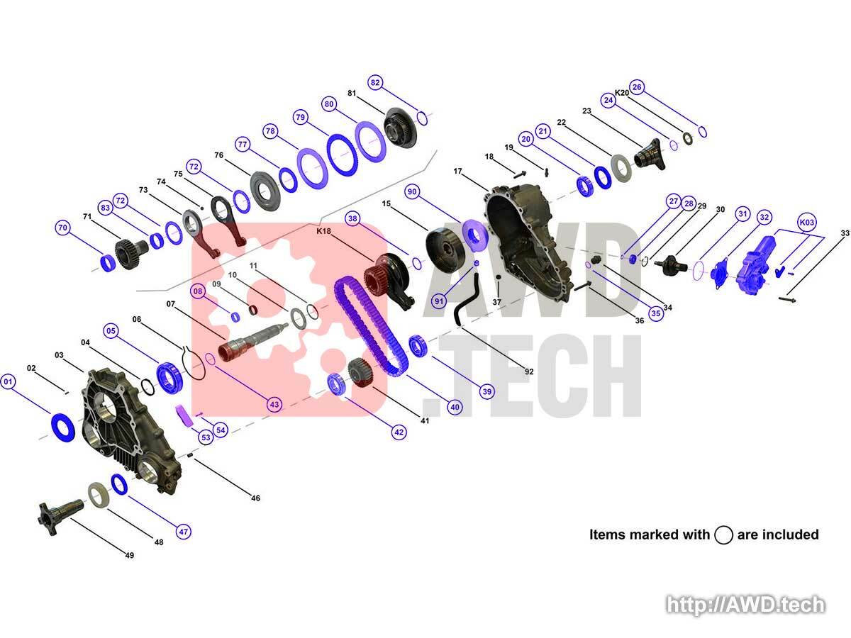 ATC400 Transfer Case Repair Kit BMW X3 eBay