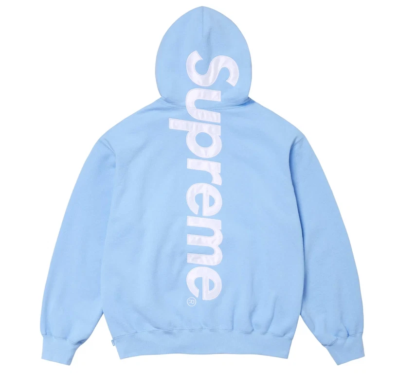 Sweat à capuche Supreme Satin Applique Taille L FW24