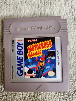 1989 Nintendo Game Boy Motocross Maniacs Tested NES 