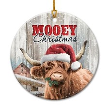 Highland Cow Christmas Ornaments 2024 Highland Cow Gifts for Women, Animal ...