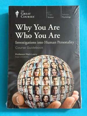 Teaching Co Great Courses WHY YOU ARE WHO YOU ARE DVDs & Book NEW