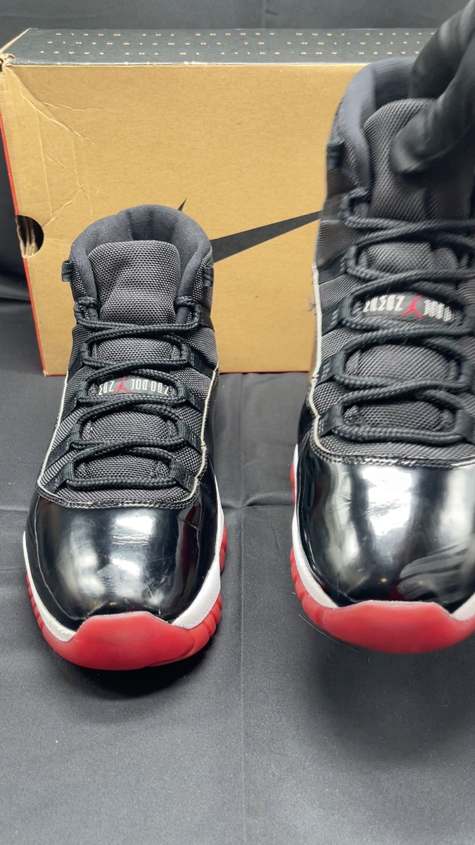 Nike Air Jordan 11 Bred 2019 Size 11.5 (Watch The Video Nike Air Jordan 11 Bred 2019 Size 11.5 (Watch The Video