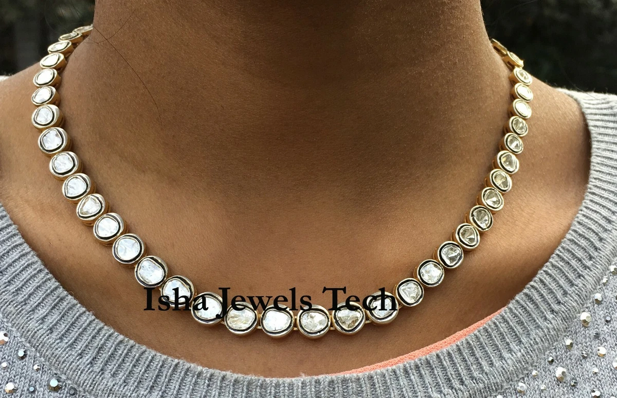 Cost of uncut diamond necklace store
