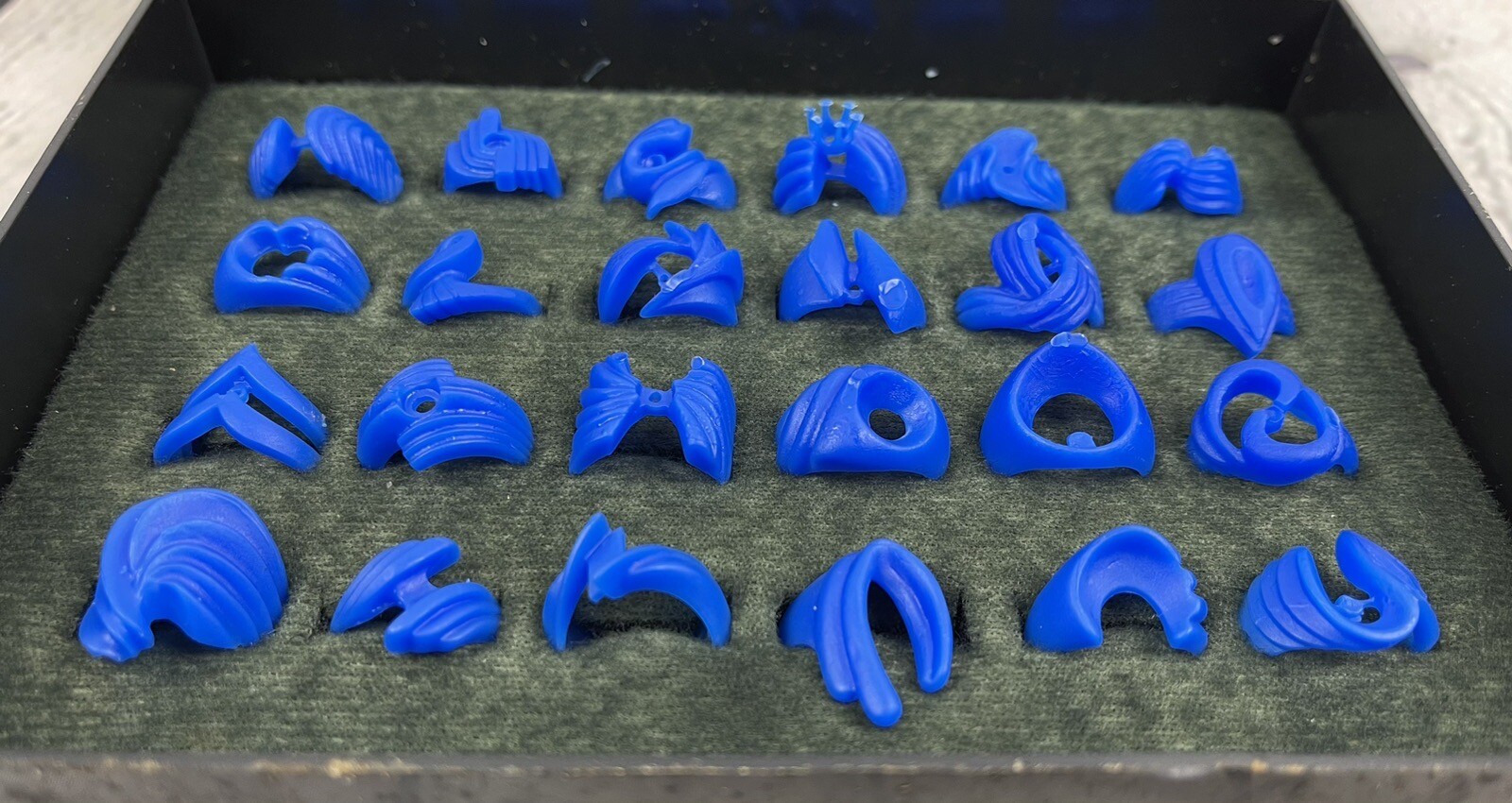 Huge Lot of 140 Vintage Lost Wax Casting Ring molds forms patterns new old stock eBay