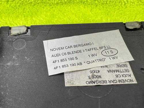 Audi A6 S6 C6 4F 05-11 LHD Dark Wood Grain interior trim Set Center + Doors OEM - Picture 21 of 24