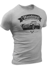 (0024) Woodward Classic Cars Garage T-shirt (3), Detroit T-Shirts LLC