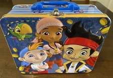 Jake and the Neverland Pirates Metal Lunch Box Embossed