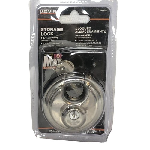 Uhaul Storage Lock, Discus Lock 