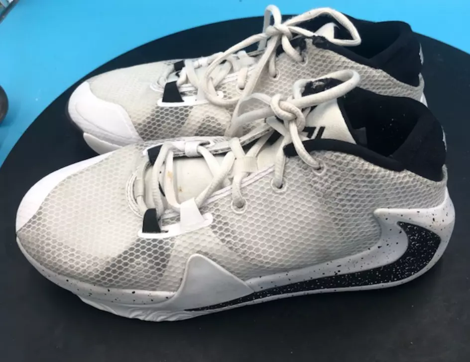 Nike Zoom Freak 1 White Black Oreo 6.5 2020 MVP Mens Basketball