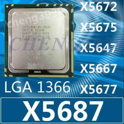 Intel Xeon x5647 x5667 x5672 x5675 x5677 x5687 Wholesale LGA 1366 CPU-Processor