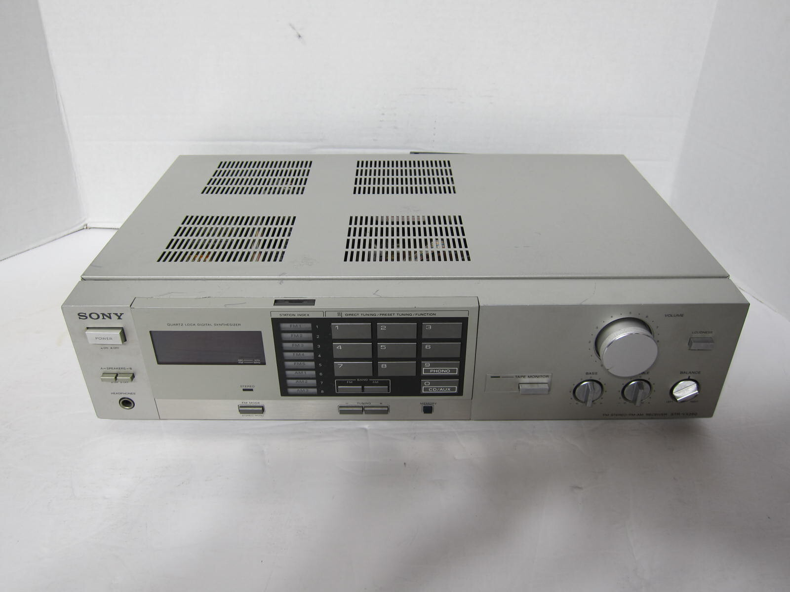 SONY STR-VX250 Quartz-Locked Digital Synthesizer AM-FM Stere