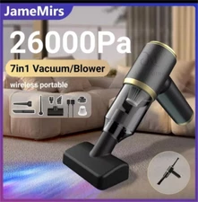 NEW 7 in 1 JameMirs 26000Pa Cordless Vacuum Cleaner & Blower Mini Handhold
