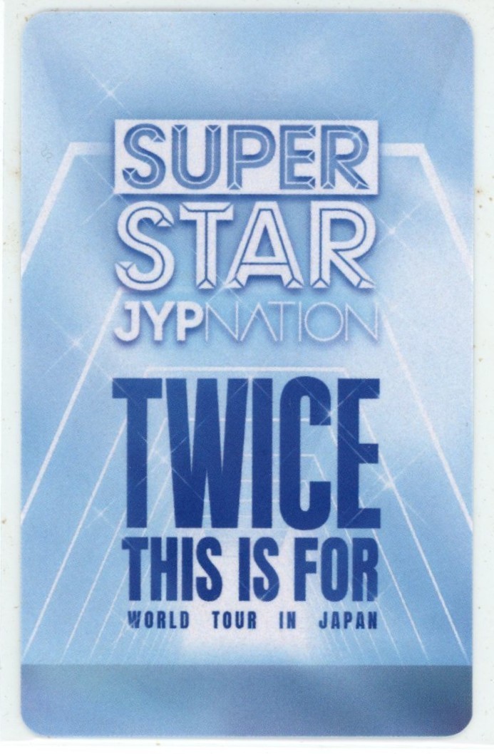 Twice Mina Superstar JYPNation Signed Autographed PC SSJYP RARE
