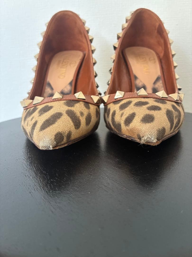 Valentino Garavani Pumps Heel Studded Leopard Brown EU34/US4 116191c thumbnail 24