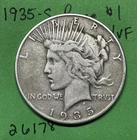 1935-S Peace Silver Dollar $1  Fine / Very Fine