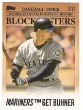 2012 Topps Update Blockbusters #BB6 Jay Buhner - BB