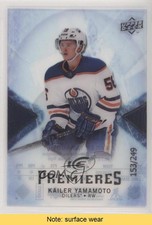 2017-18 Upper Deck Ice Ice Premieres 153/249 Kailer Yamamoto #185 READ 7ci