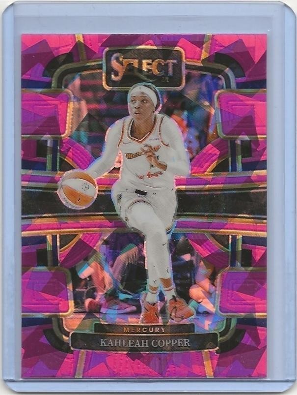 2024 Panini Select Pink Ice Prizm Kahleah Copper WNBA #21 Concourse Mercury