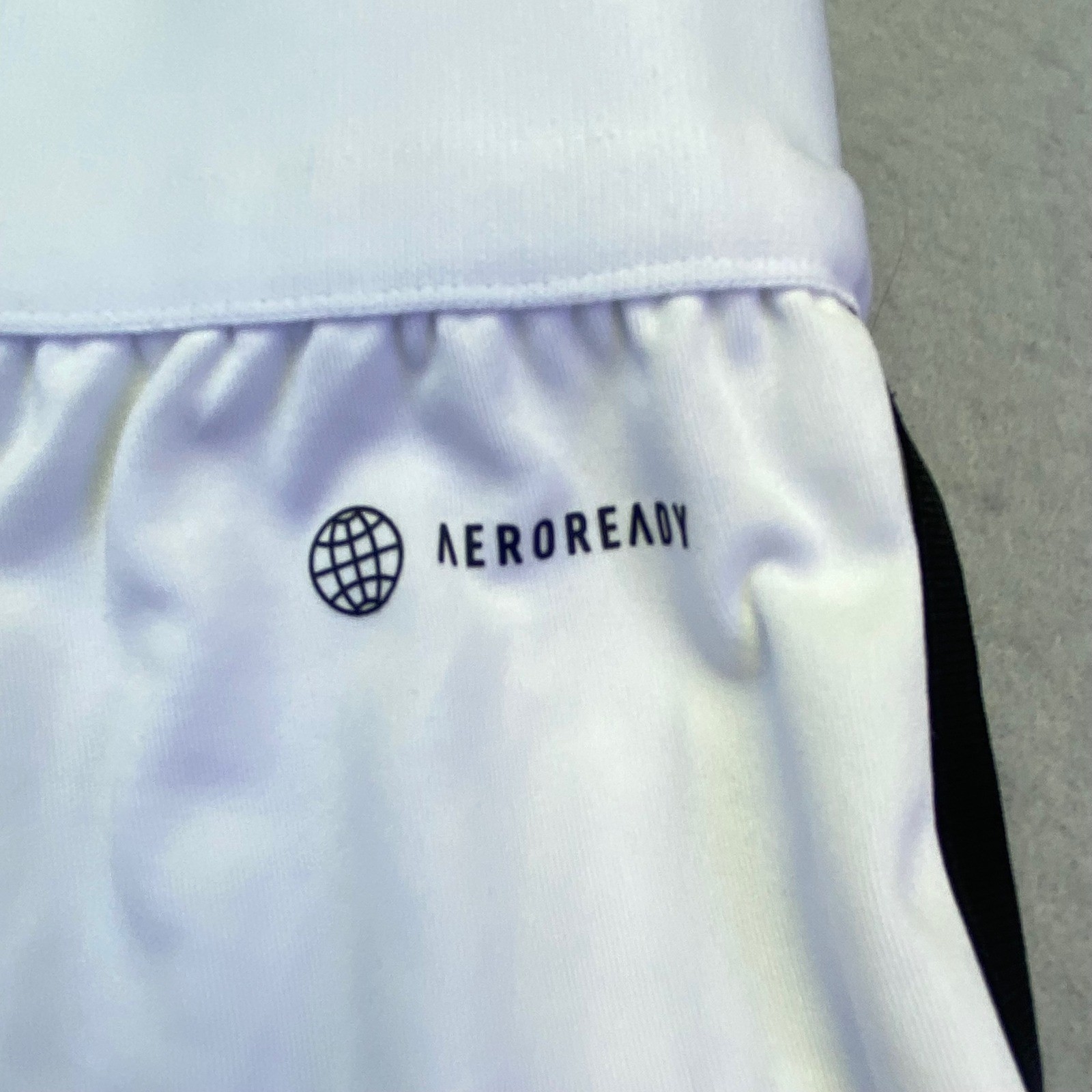 Adidas Soccer Shorts Women's Size XS Aeroready White Black 3 Stripe Athletic thumbnail 7