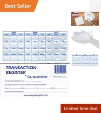 Made in the USA: 12 Check Registers with Future Calendars for Financial Clarity