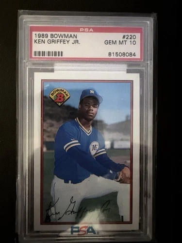 1989 Bowman Ken Griffey Jr #220 (RC) PSA 10