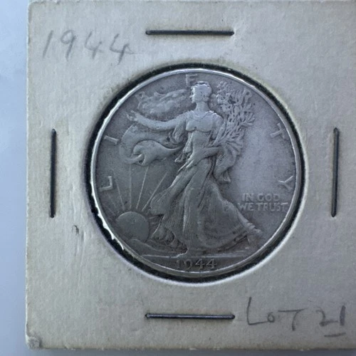 1944 BU UNCIRCULATED WALKING LIBERTY SILVER HALF DOLLAR AUTHENTIC U.S. MINT