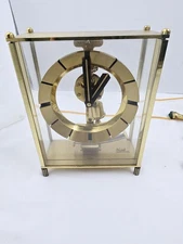  Kundo KIENINGER & OBERGFELL Electric Skeleton Clock Working