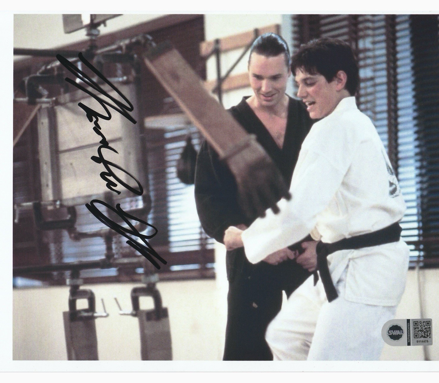 Thomas Ian Griffin Cobra Kai Signed 8x10 Swau Coa Cert Karate Kid 4