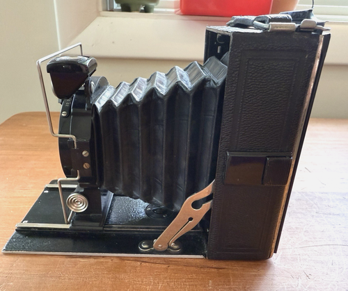 Vintage Agfa Standard Folding Plate Camera With Anastigmat F4.5/10.5cm, 1920's