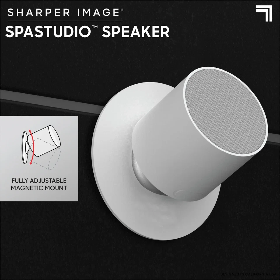 Sharper Image Spastudio Speaker Waterproof & Bluetooth 012023MGL - Image 4 of 4
