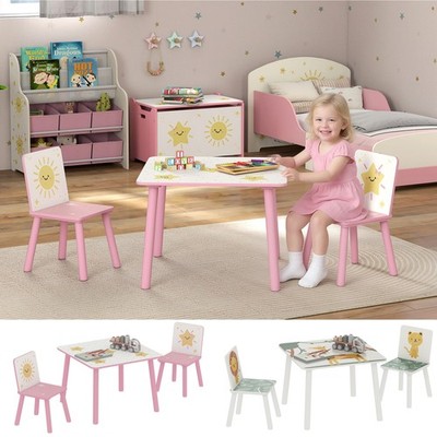 Kinder Tisch und Stuhl Set Möbel für Schlafzimmer, Kinderzimmer, Spielzimmer