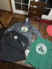 NBA Boston Celtics Lot of 3 Youth Large Medium Tatum Hoodie Long Sleeve