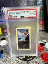 2009 UD Goodwin Champions Barack Obama Mini #44 Graded PSA 10 GEM MINT Low Pop