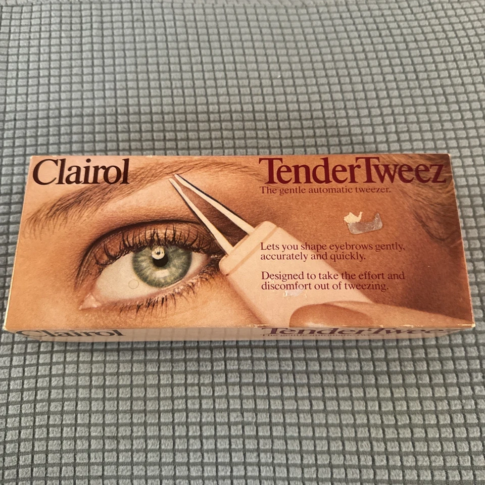 Vintage 1977 Clairol TenderTweez PT-1 Electric Eyebrow Tweezer w/ Box TESTED - Image 2 of 4