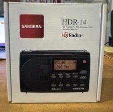 Sangean HDR-14 Pocket Portable HD Radio Digital  Analog FM Stereo / AM in Box