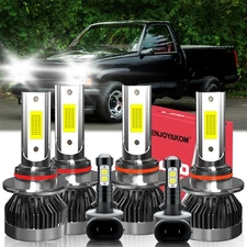 LED Headlight High/Low Beam Kit Fog Lights Bulb For Chevrolet C3500 1999-2000