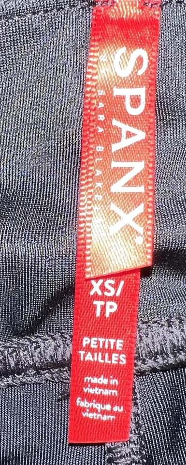 Spanx ( XS) Black Leggings And Lululemon (S-4) Burgundy Leggings- Compressive - Image 4 of 4