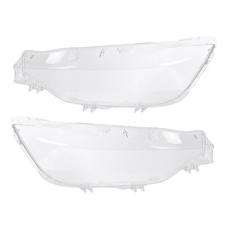 Auto Shell Clear Lampshade Headlight Lens Cover For BMW 3 Series F30 F31 2016-18 - Image 2 of 4