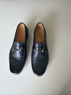 Beckett Simonon Beaumont Horsebit Loafers Black Leather Men s Size 12