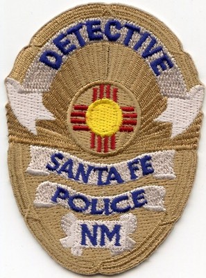 SANTA FE NEW MEXICO small DETECTIVE POLICE PATCH