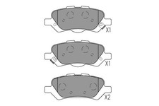 New Brake Pad Set, disc brake for TOYOTA:VENZA 044660T010