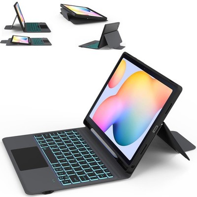 HEAPAO Case for Samsung Galaxy Tab S6 Lite 10.4'' 2024 with Keyboard : 7 colors